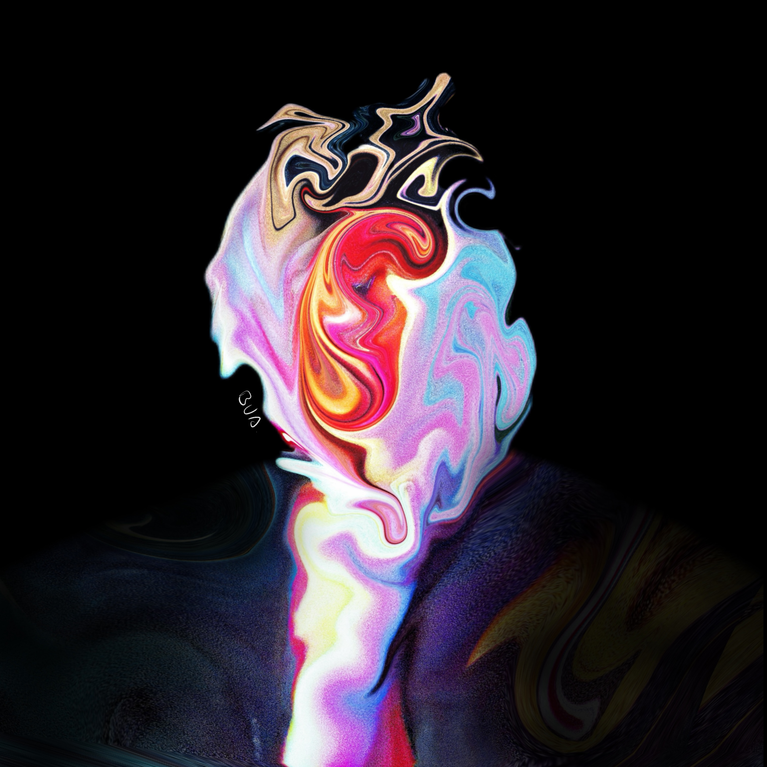 Abstract portrait of Ryan Xiong